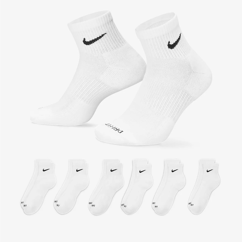 Nike Everyday Cotton Cushioned Training Ankle Socks